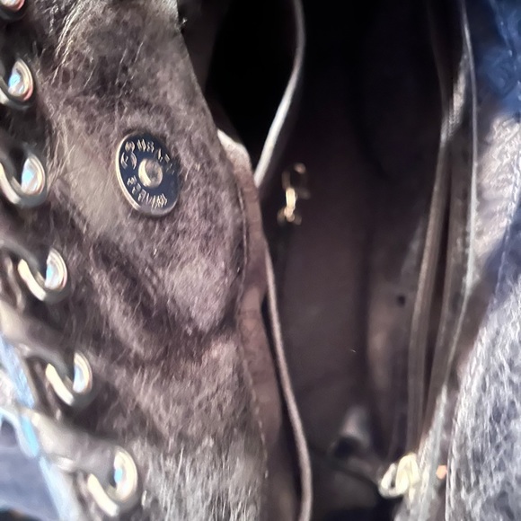 Michael Kors Black quilted Hamilton grommet tote silver hardware - Picture 3 of 8